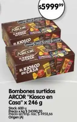 Supermercados Buenos Días Arcor bombones surtidos oferta