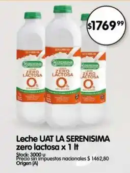 Supermercados Buenos Días La Serenisima leche UAT oferta