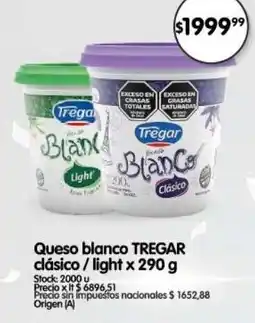 Supermercados Buenos Días Tregar queso blanco oferta