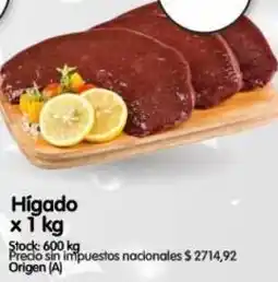 Supermercados Buenos Días Hígado oferta
