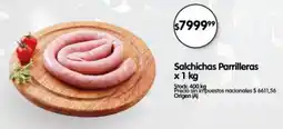 Supermercados Buenos Días Salchichas Parrilleras oferta
