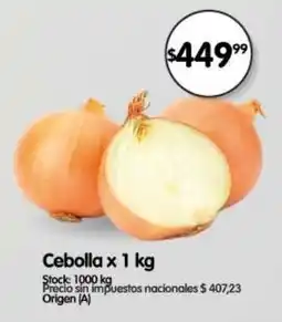 Supermercados Buenos Días Cebolla oferta