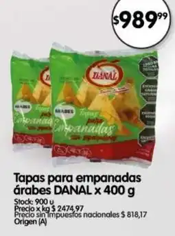 Supermercados Buenos Días Danal tapas para empanadas oferta