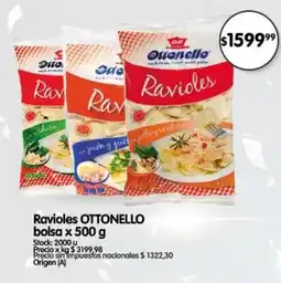 Supermercados Buenos Días Ottonello ravioles oferta