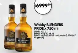 Supermercados Buenos Días Blenders Pride whisky oferta
