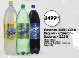 Supermercados Buenos Días Doble Cola gaseosa oferta