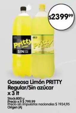 Supermercados Buenos Días Pritty limón oferta