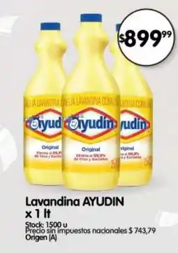 Supermercados Buenos Días Ayudin lavandina oferta