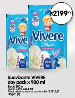 Supermercados Buenos Días Vivere suavizante oferta