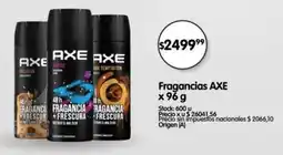 Supermercados Buenos Días Axe fragrancias oferta