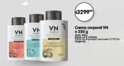 Supermercados Buenos Días VN crema corporal oferta