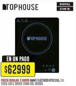 Coto Tophouse anafe eléctrico oferta