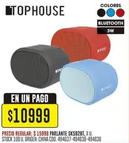 Coto Tophouse parlante oferta