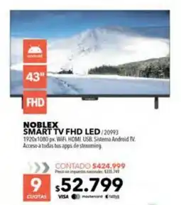 Nexon Noblex Smart TV FHD LED oferta