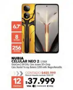 Nexon Nubia cellular Neo 2 oferta