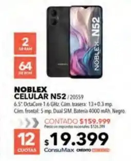 Nexon Noblex celular N52 oferta