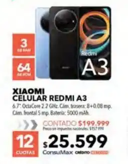 Nexon Xiaomi celular Redmi A3 oferta