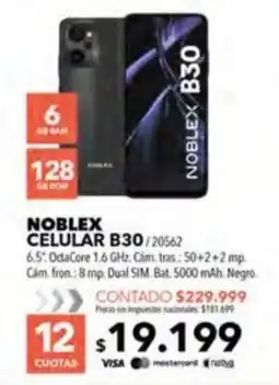 Nexon Noblex celular B30 oferta