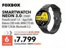 Nexon Foxbox smartwatch neon 3.0 oferta