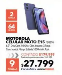 Nexon Motorola Moto E15 oferta