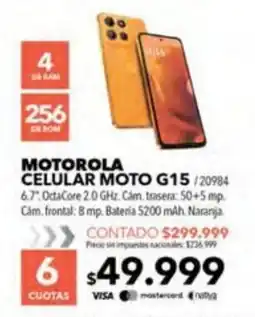 Nexon Motorola Moto G15 oferta