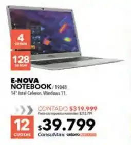 Nexon E-Nova Notebook oferta