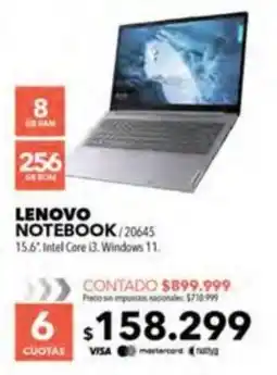 Nexon Lenovo Notebook oferta