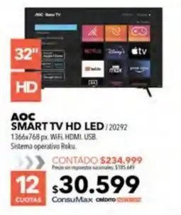 Nexon AOC Smart TV HD ED oferta