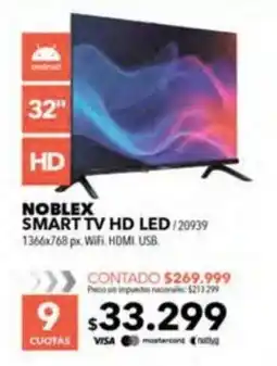 Nexon Noblex Smart TV HD LED oferta