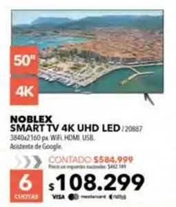 Nexon Noblex Smart TV 4K UHD LED oferta