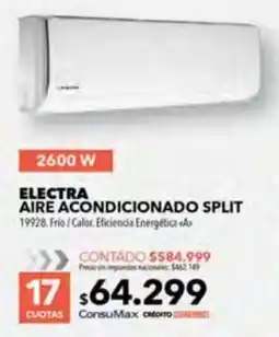 Nexon Electra aire acondicionado split oferta