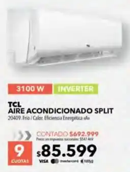 Nexon TCL aire acondicionado split oferta