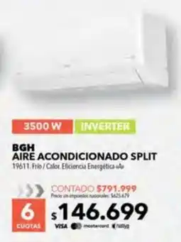 Nexon BGH aire acondicionado split oferta