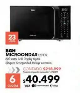 Nexon BGH microondas oferta
