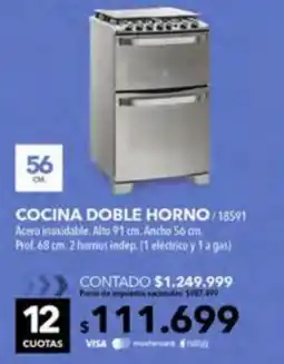 Nexon Electrolux cocina doble horno oferta