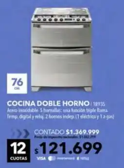 Nexon Electrolux cocina doble horno oferta
