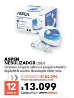 Nexon Aspen nebulizador oferta