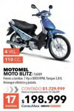 Nexon Motomel moto blitz oferta