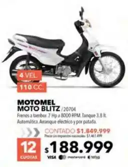 Nexon Motomel moto blitz oferta
