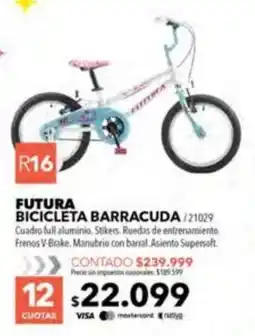 Nexon Futura bicicleta barracuda oferta