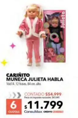 Nexon Cariñito muneca julieta habla oferta