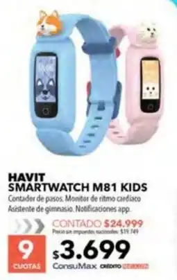 Nexon Havit smartwatch M81 Kids oferta