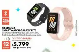 Nexon Samsung smartwatch galaxy fit 3 oferta