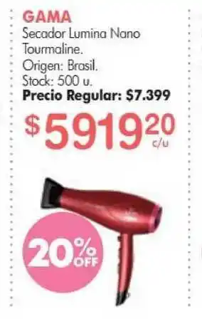 Simplicity Gama Secador Lumina Nano oferta