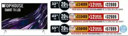 Coto Tophouse smart tv led 32" oferta
