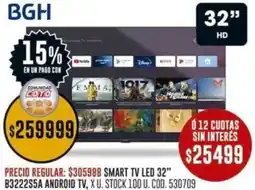 Coto Bgh smart tv led 32" oferta