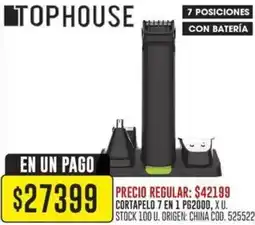 Coto Tophouse cortapelo 7 en 1 pg2000 oferta