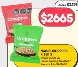 Supermercados Tadicor Croppers maní oferta