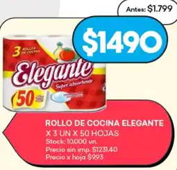 Supermercados Tadicor Elegante rollo de cocina oferta