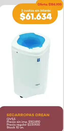 Supermercados Tadicor Drean secarropas oferta